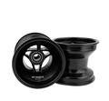 Black Jet Wheel 115mm Offset 3 Spoke