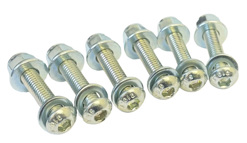 Low Profile Sprocket Carrier M6 Nut & Bolt Set