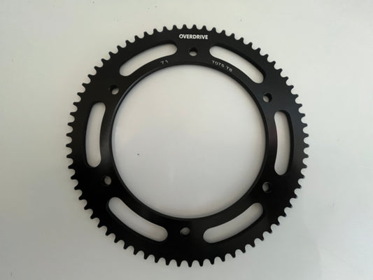OverDrive Kart Sprockets – 7075 Alloy Racing Sprockets (71T–76T)