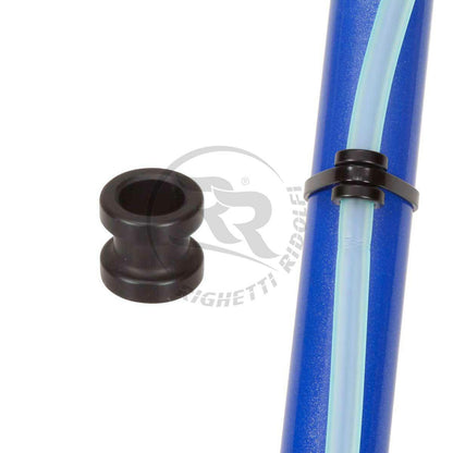 Pair of Black Fuel Pipe Holder / Fasteners